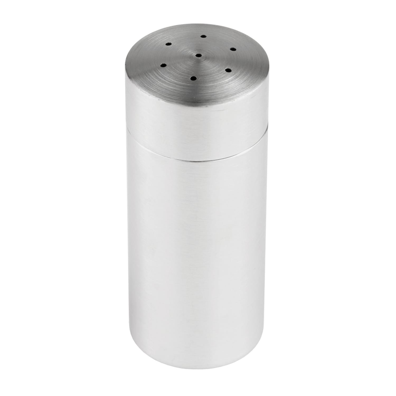 Libbey SS-100 3 1/2 oz Salt Shaker - Stainless Steel, 4 1/2H, Silver, Pack of 6