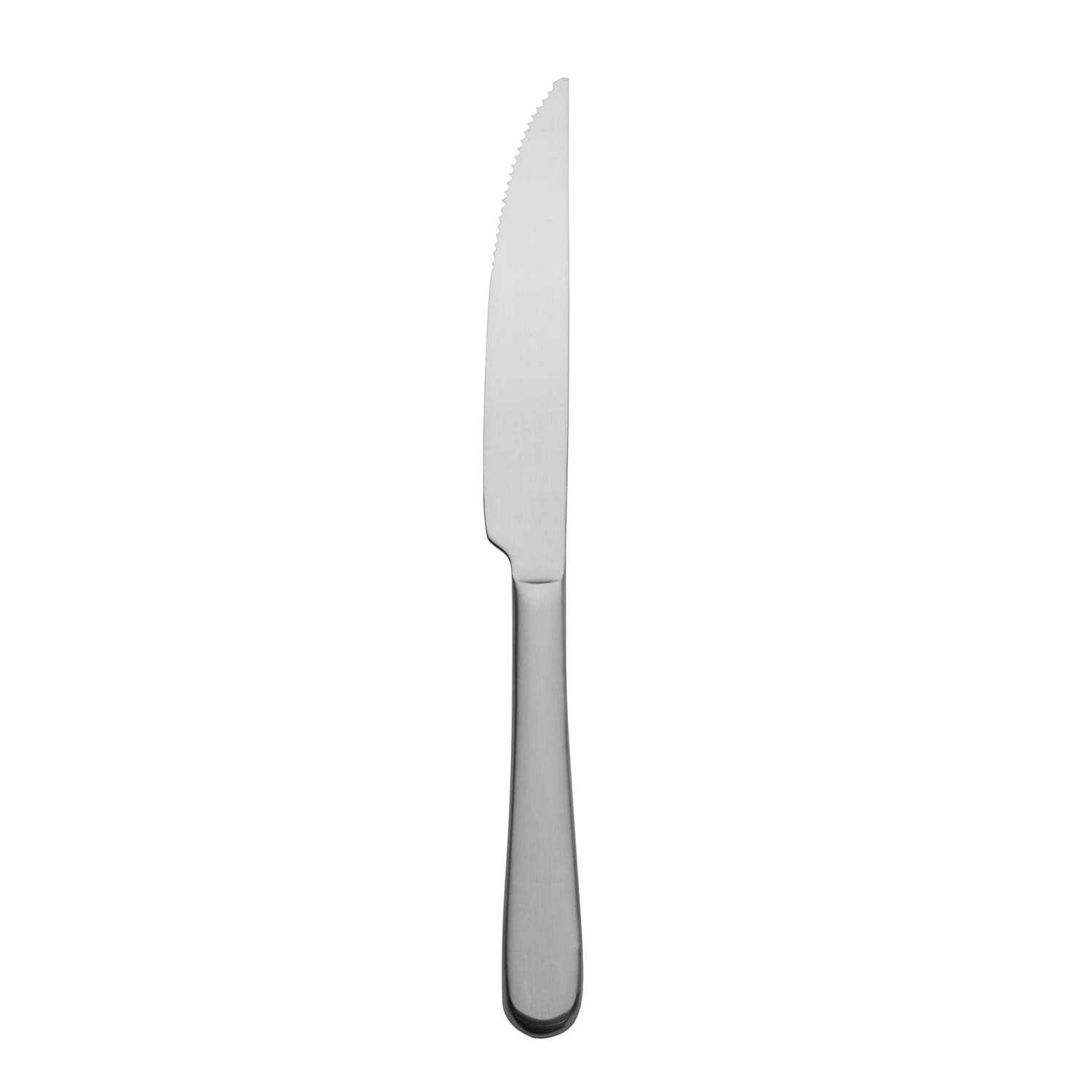 Mikasa Hospitality 5275882 9 4/5 Steak Knife with 18/10 Stainless Steel Grade, City Limit Satin Pattern, Stainless Steel, Case of 12