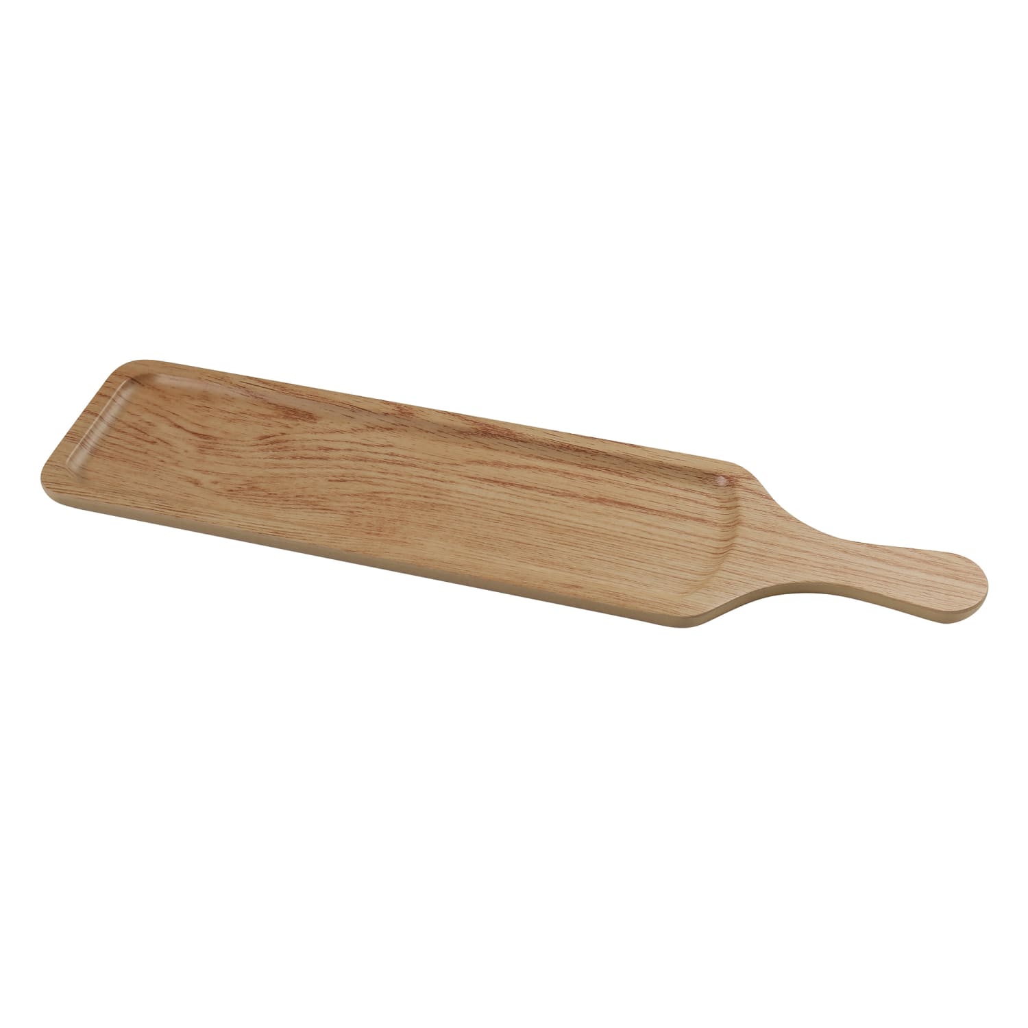 Yanco WD-2423 Rectangular Wooden Tray II Serving Board - 23 1/2 x 5 1/2, Melamine, Golden Oak, Brown, 1 Dozen