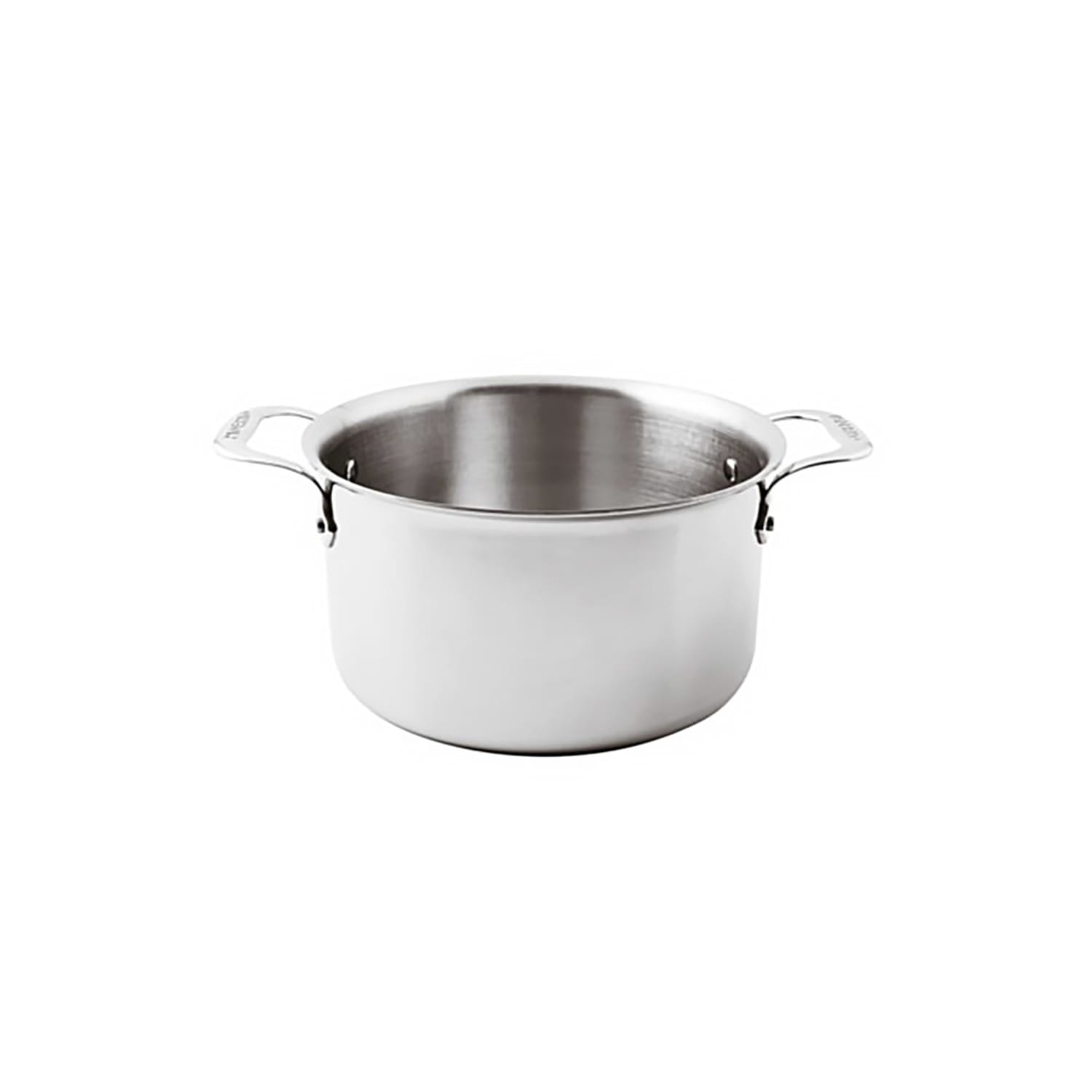 Paderno 12207-24 6 1/4 qt Aluminum/Stainless Steel Sauce Pot - 9 1/2 x 5 1/2