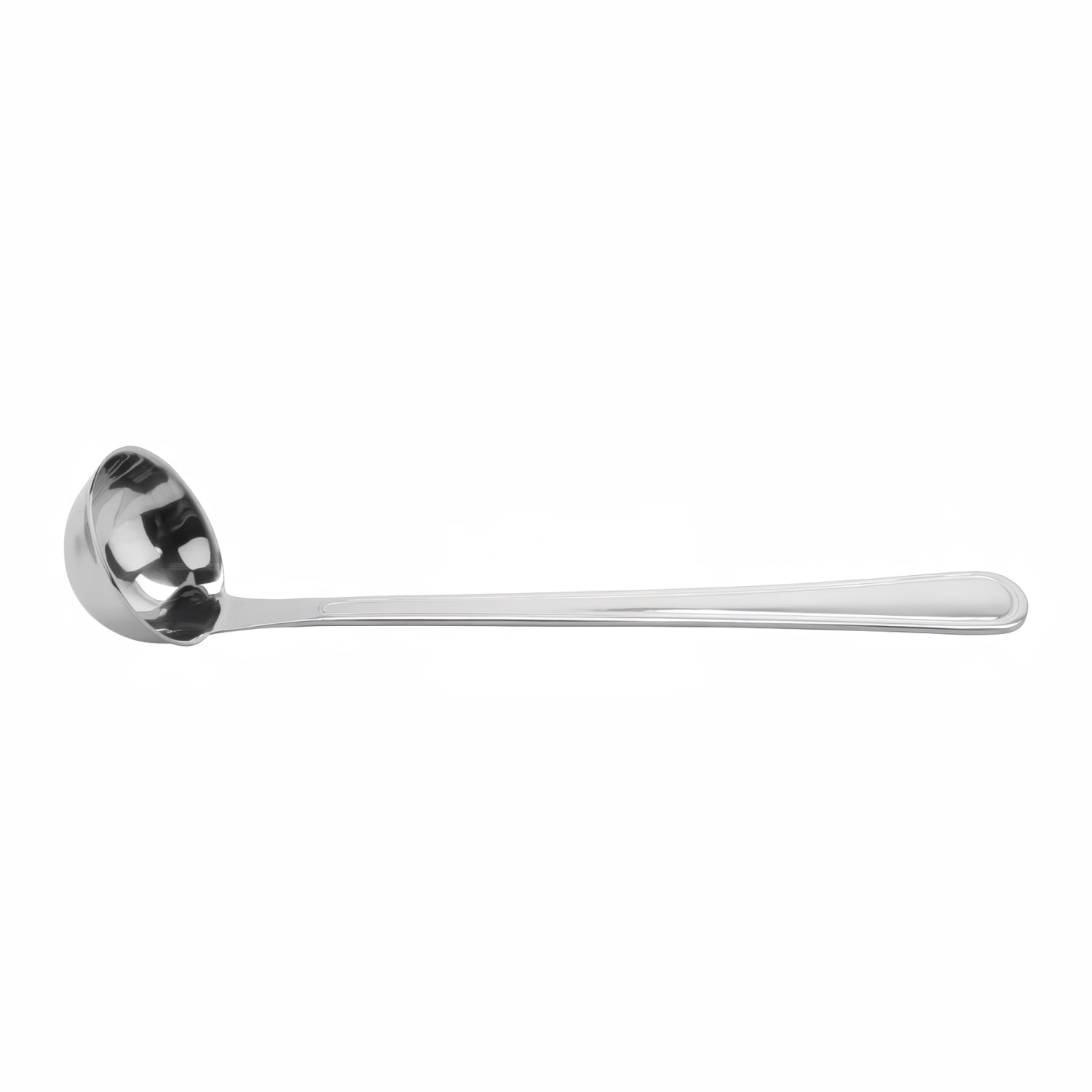 GET BSRIM-07 1 1/4 oz Ladle - Stainless Steel, 9.5"" Length, 18/8 Grade, Silver, Case of 12
