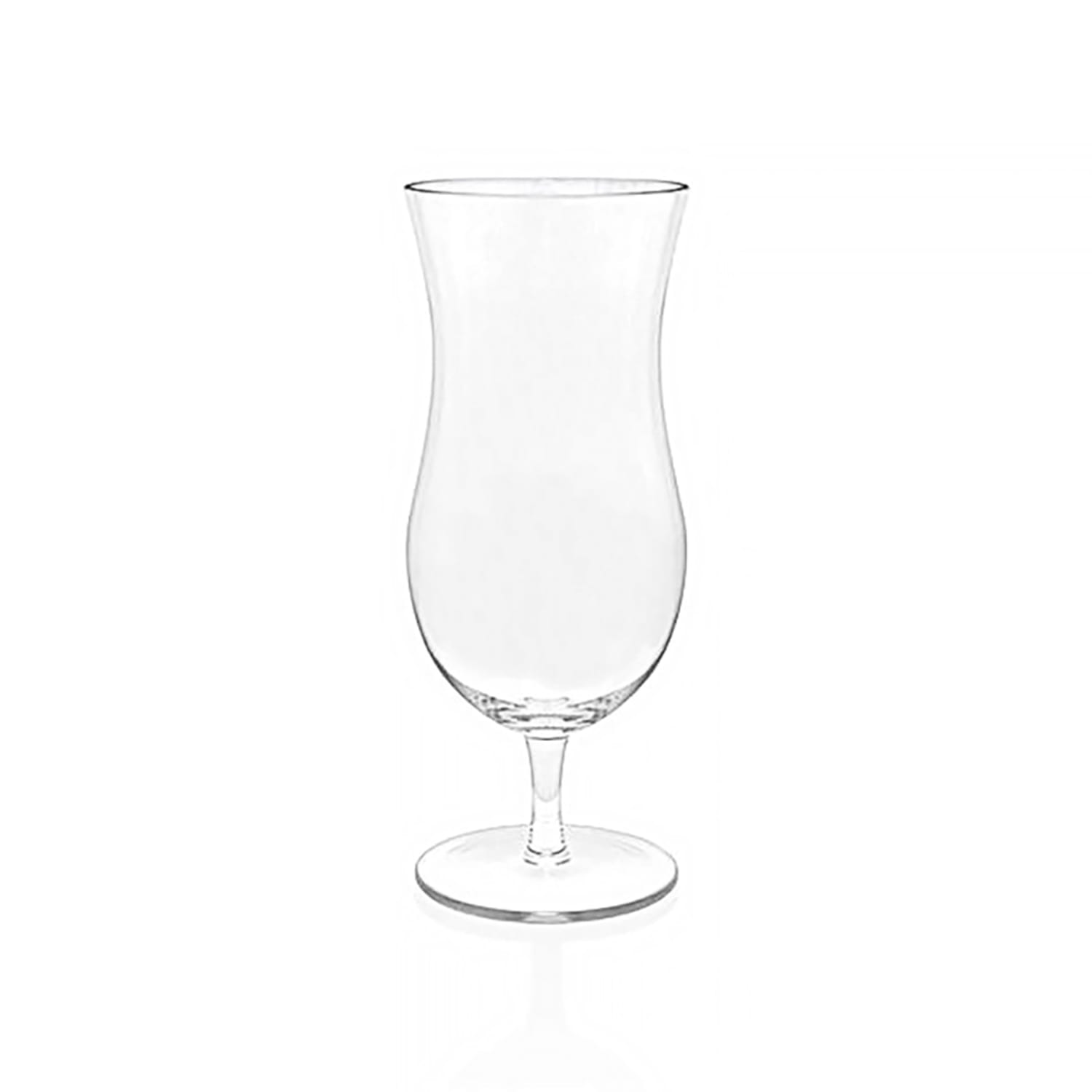 Front of the House AHB006CLT23 15 oz Drinkwise Hurricane Glass, Resin, Clear, Case of 12