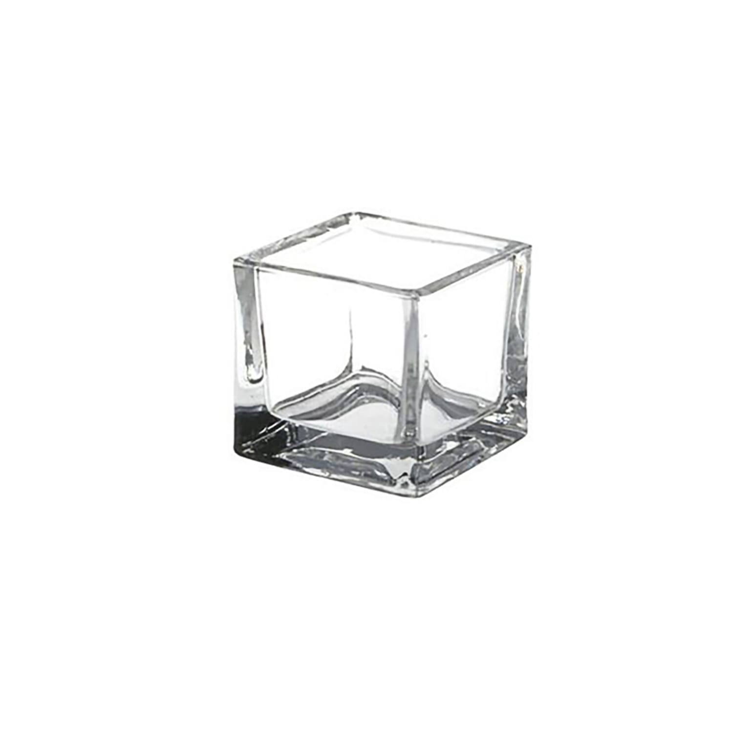 Front of the House ASA011CLG23 2 1/2 oz Square Sampler Dish - Glass, Clear, Case of 12