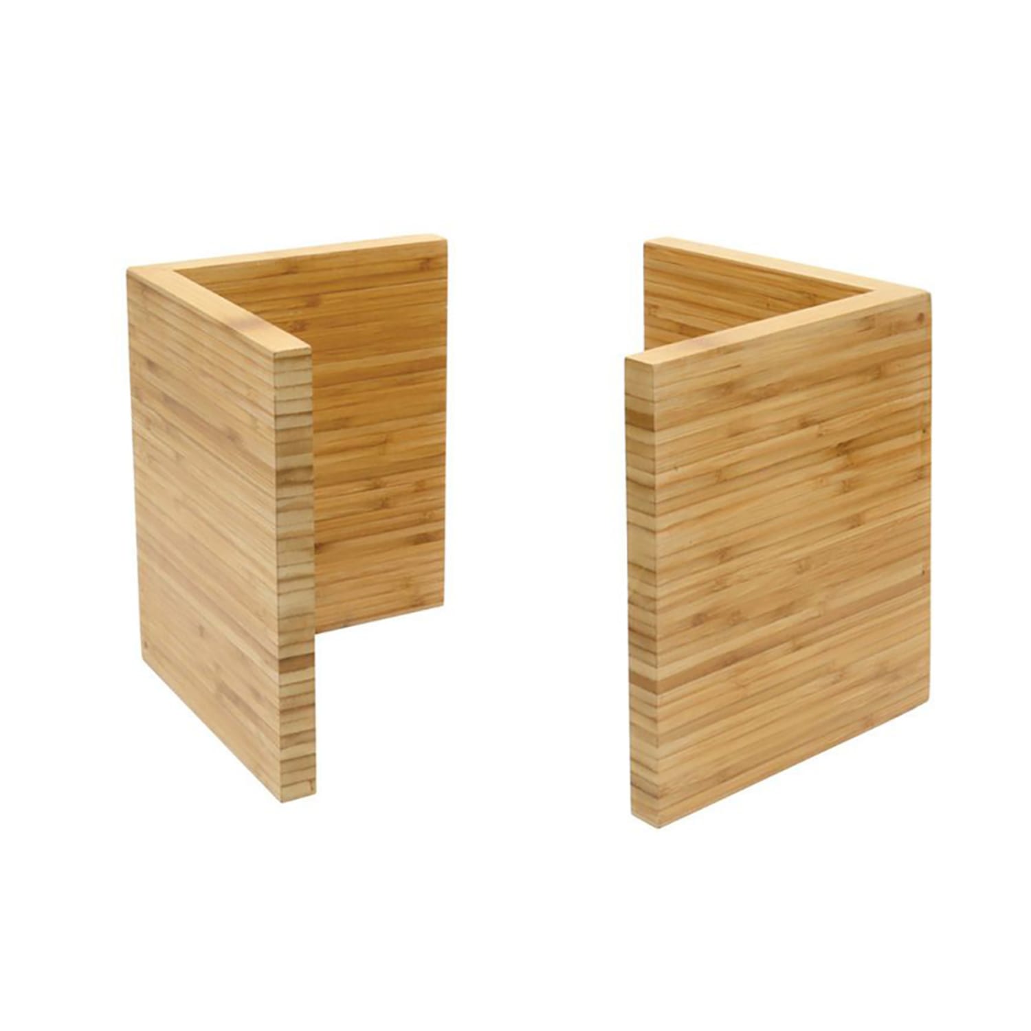 Front of the House BHO062BBB20 2 Piece Buffetware Riser Set - Bamboo, Beige