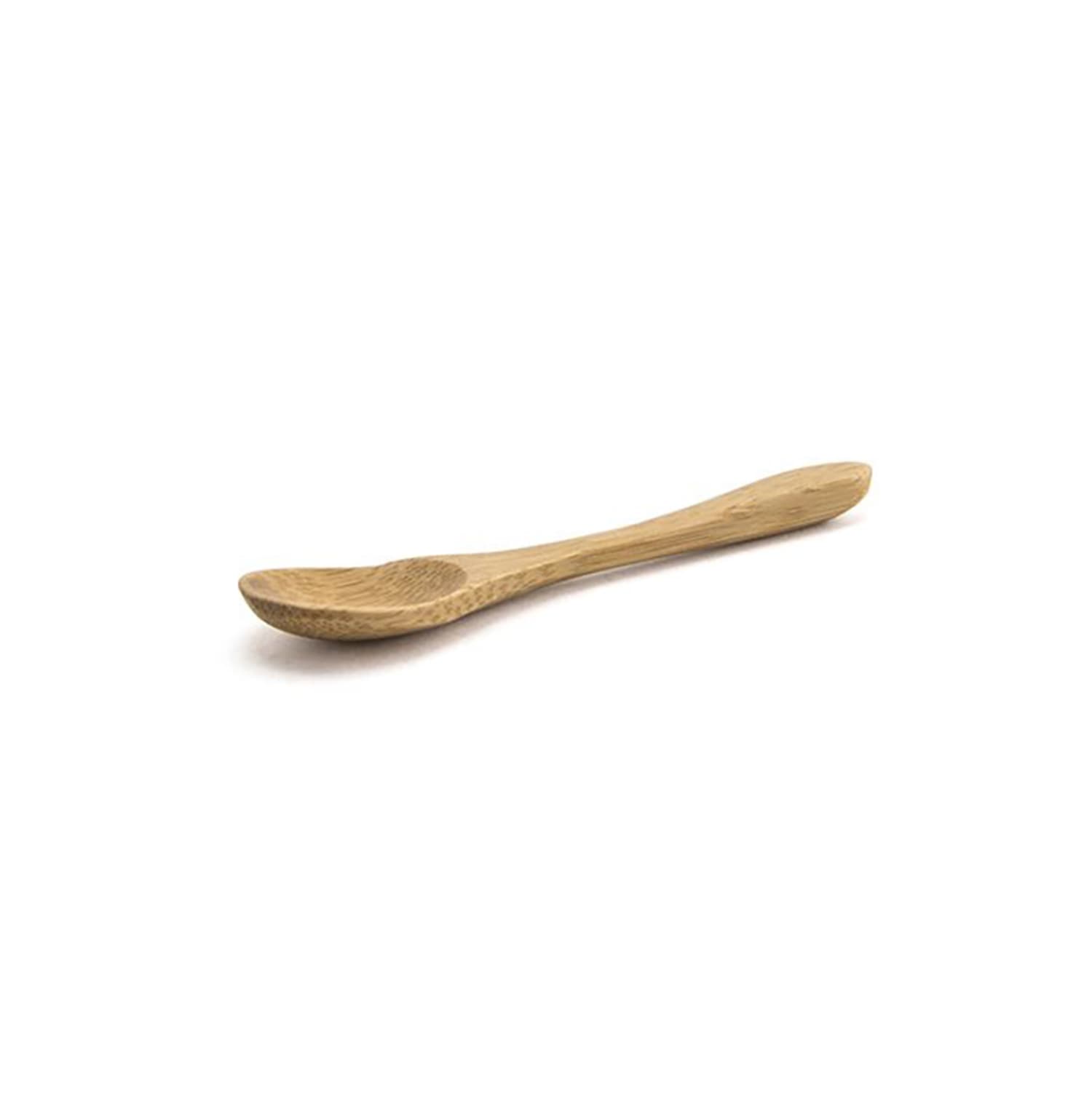 Front of the House BUT017BBB94 3 1/2 Solid Serving Spoon - Bamboo, Brown, Case of 24