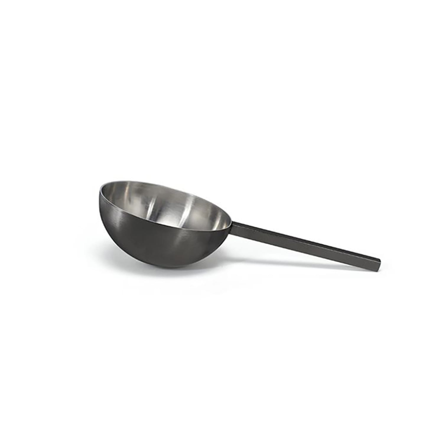 Front of the House BUT032BKS23 2 1/2 oz Tokyo Round Ice Scoop - Stainless Steel, Black, Case of 12