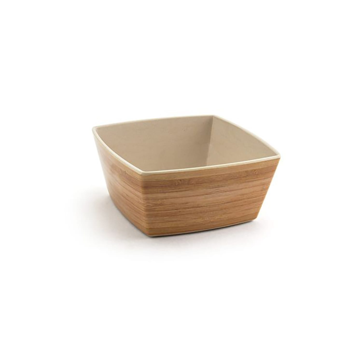 Front of the House DBO118BBB23 24 oz Square Mod Bowl - Bamboo, Natural, Brown, Case of 12