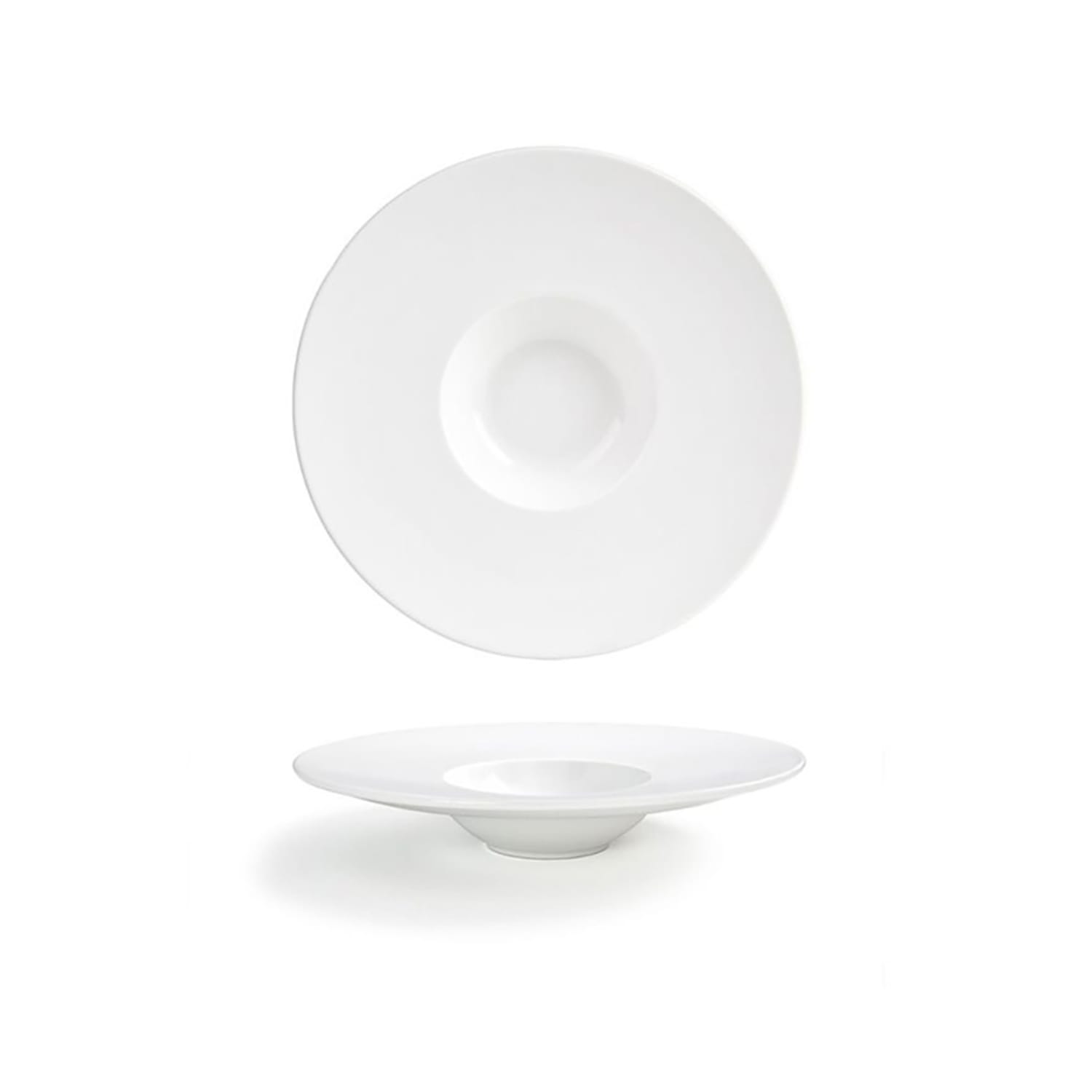 Front of the House DBO077WHP23 3 1/2 oz Round Monaco Bowl - Porcelain, White, Case of 12