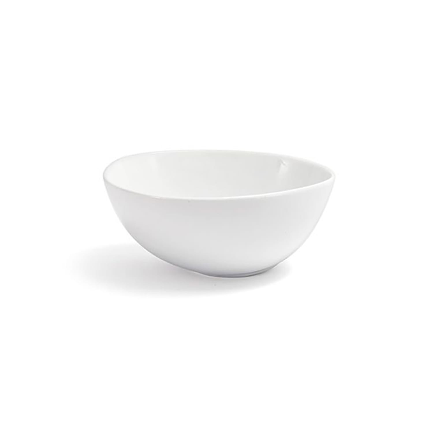 Front of the House DBO143WHP23 21 oz Round Kiln Bowl - Porcelain, White, Case of 12