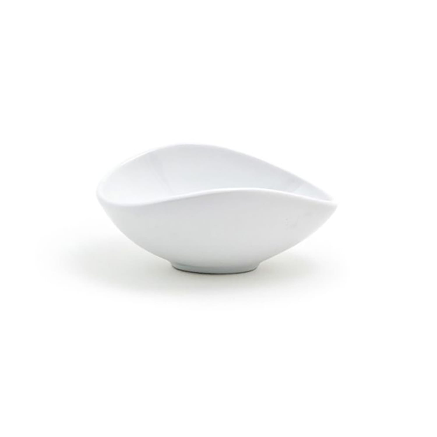 Front of the House DSD052WHP23 2 oz Oval Ellipse Ramekin - Porcelain, White, Case of 12