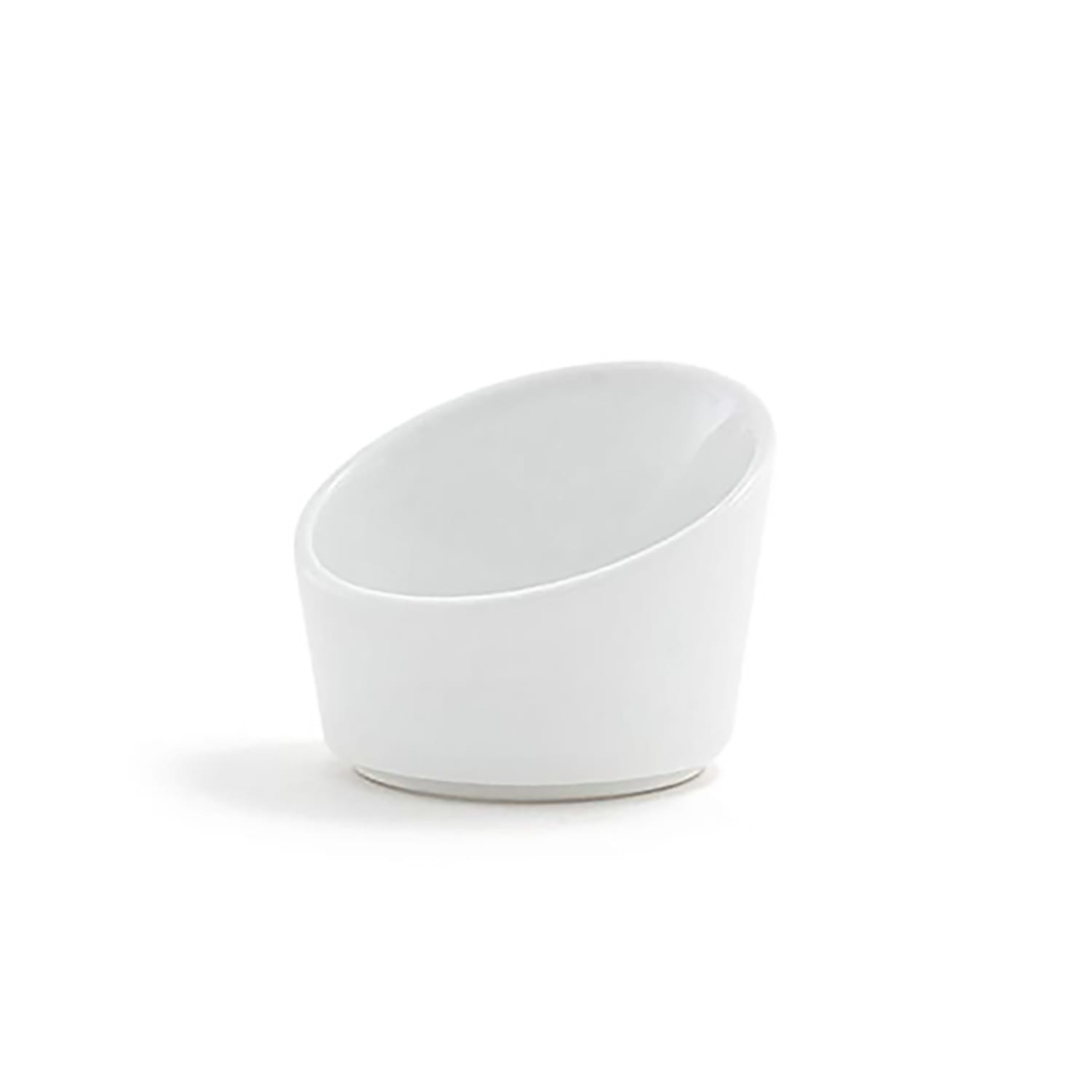 Front of the House DSD054WHP23 3 oz Round Harmony Cup - Porcelain, White, Case of 12