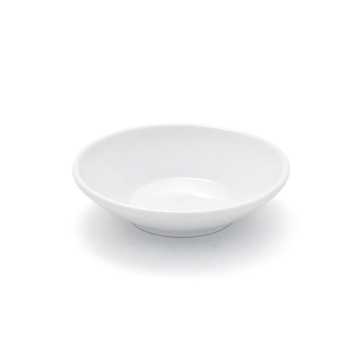 Front of the House DSD030WHP23 2 oz Round Kyoto Dish - Porcelain, White, Case of 12