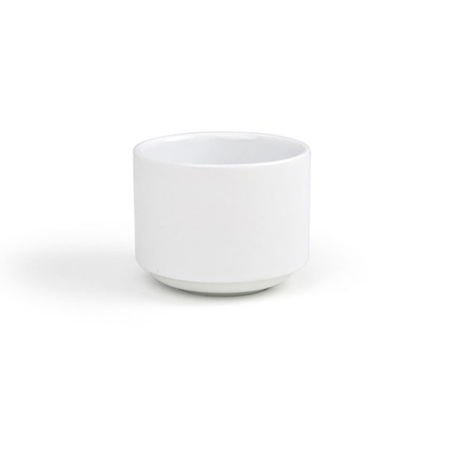 Front of the House DSD040WHP23 6 oz Round Ramekin - Porcelain, White, Case of 12