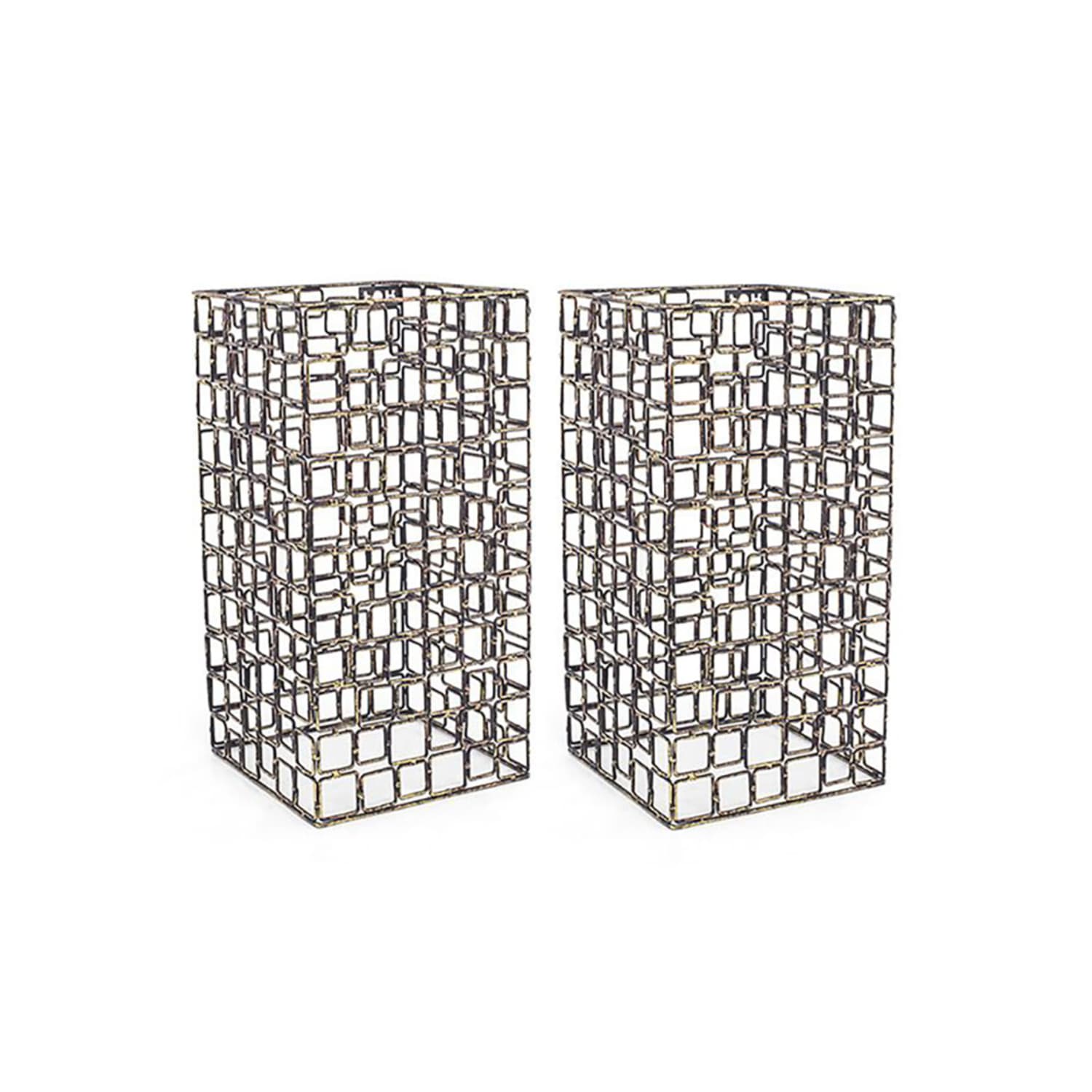 Front of the House BRI011GOI28 2 Piece B³ Buffet Building Blocks Riser Set - 13H, Iron, Copper