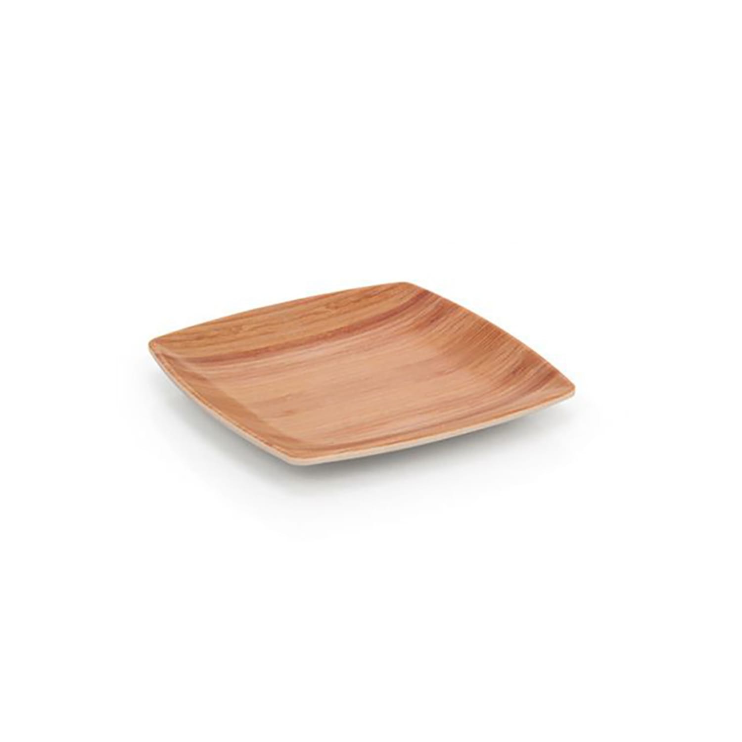 Front of the House DAP068BBB23 5 Square Mod Plate - Bamboo, Natural, Brown, Case of 12