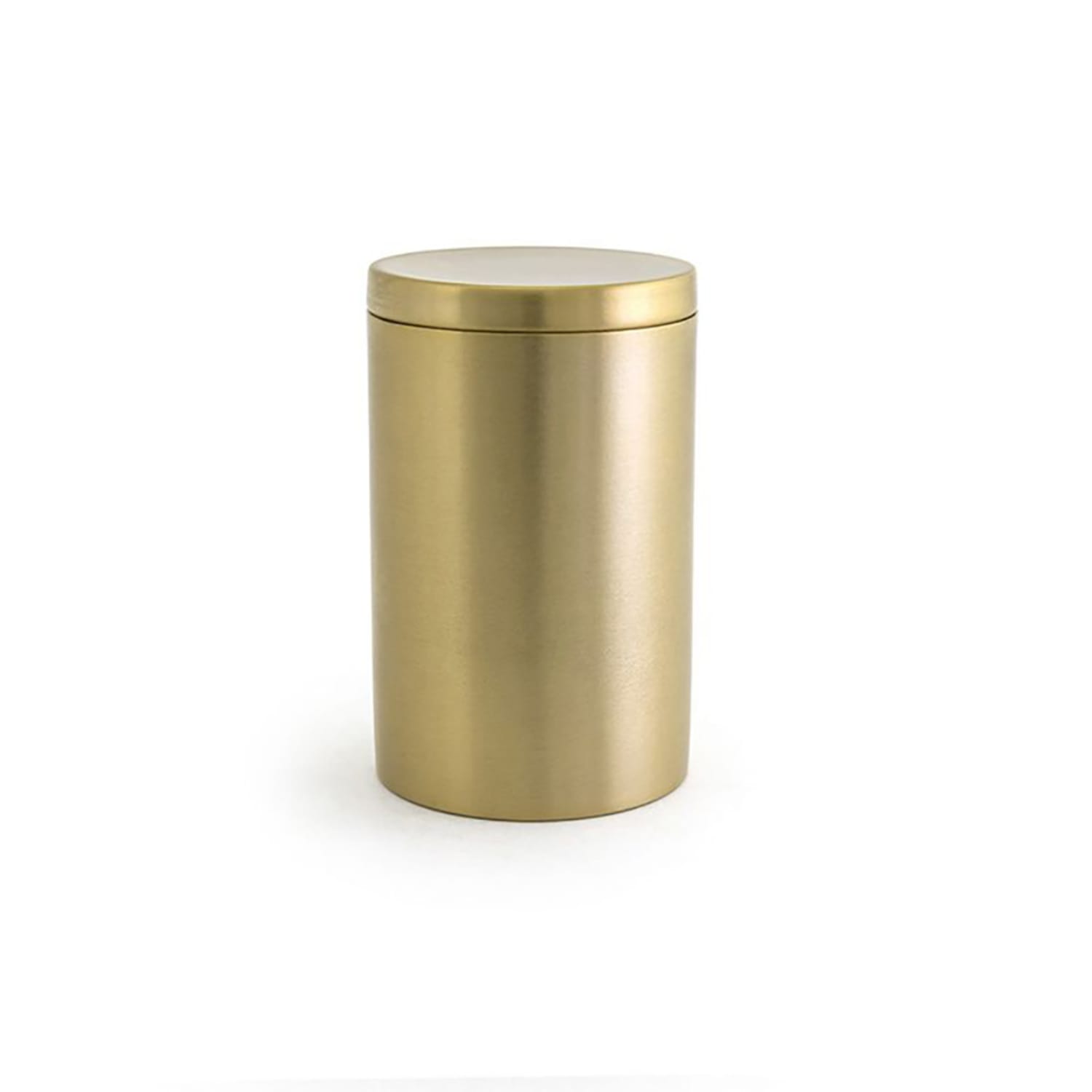 Front of the House RJR024GOS23 10 oz Round Storage Jar - Stainless Steel, Matte Brass, Gold, Case of 12