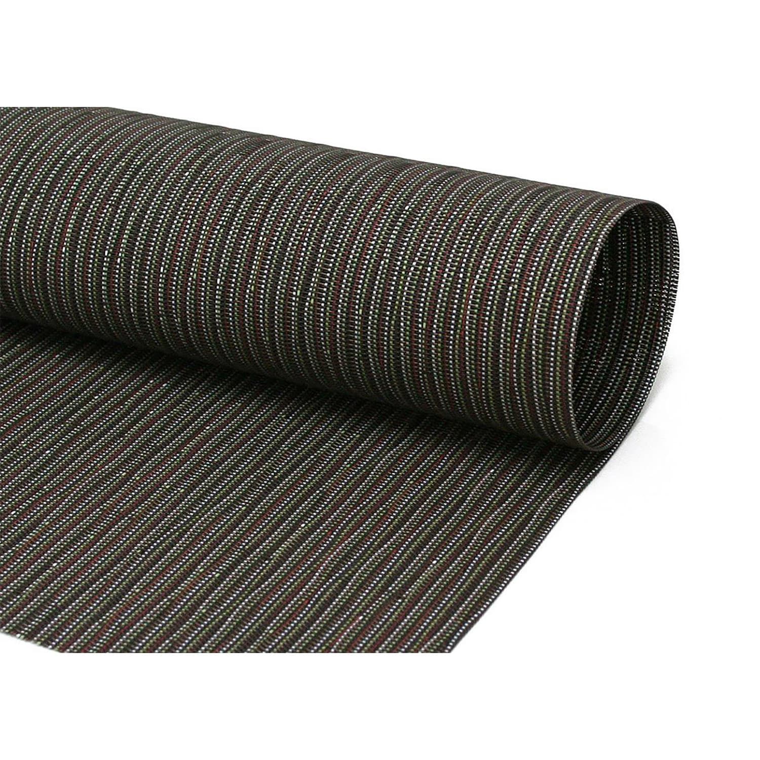 Front of the House RTL014MUV83 Rectangular Multi Placemat - 17 1/2 x 11 3/4, Woven Vinyl, Metroweave, Multi-Colored, Case of 12