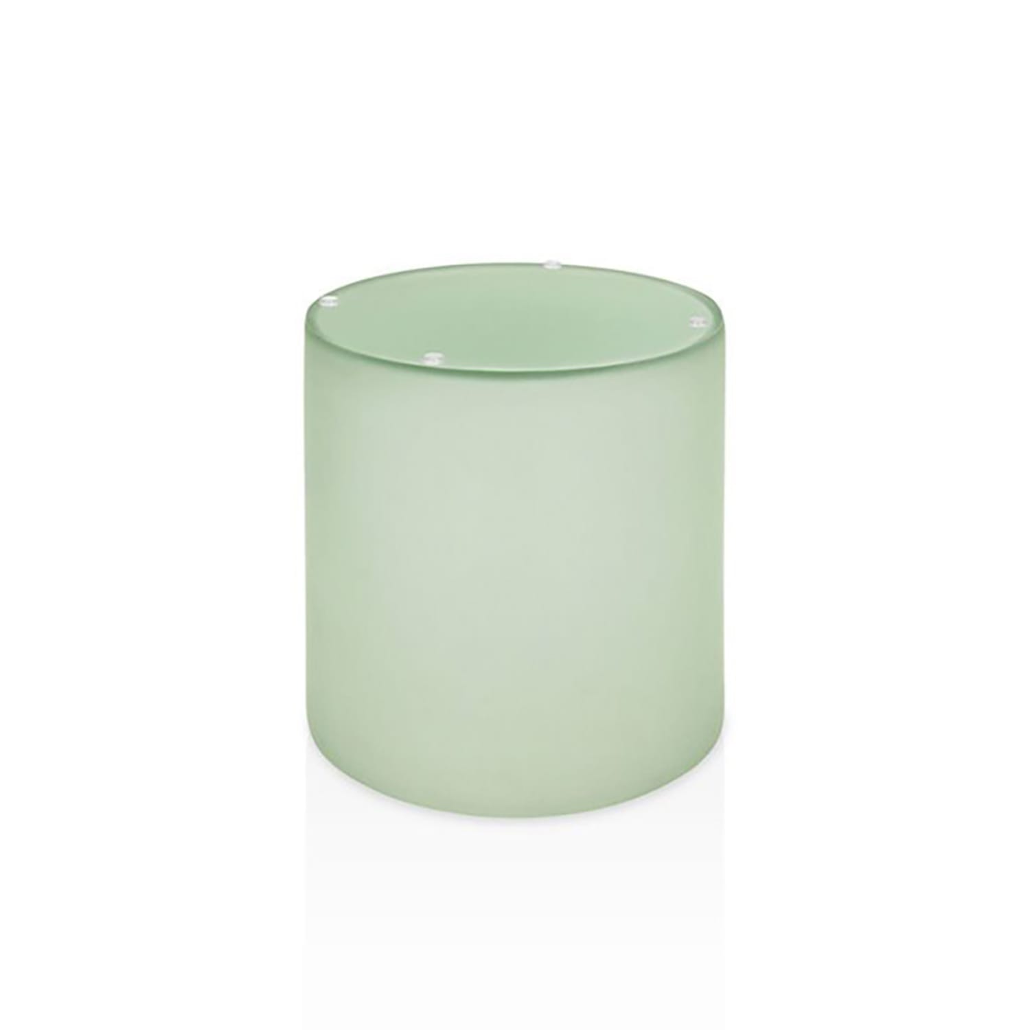 Front of the House RWA011LBR10 8 Round Nassau Display Riser - Resin, Ocean, Green, Case of 2