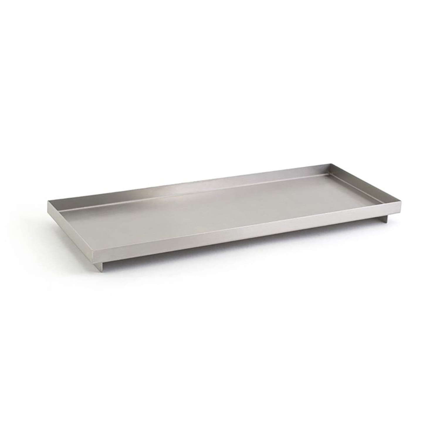 Front of the House RTR014BSS12 Rectangular Tokyo Tray - 12 1/4 x 4 3/4, Stainless Steel, Case of 6