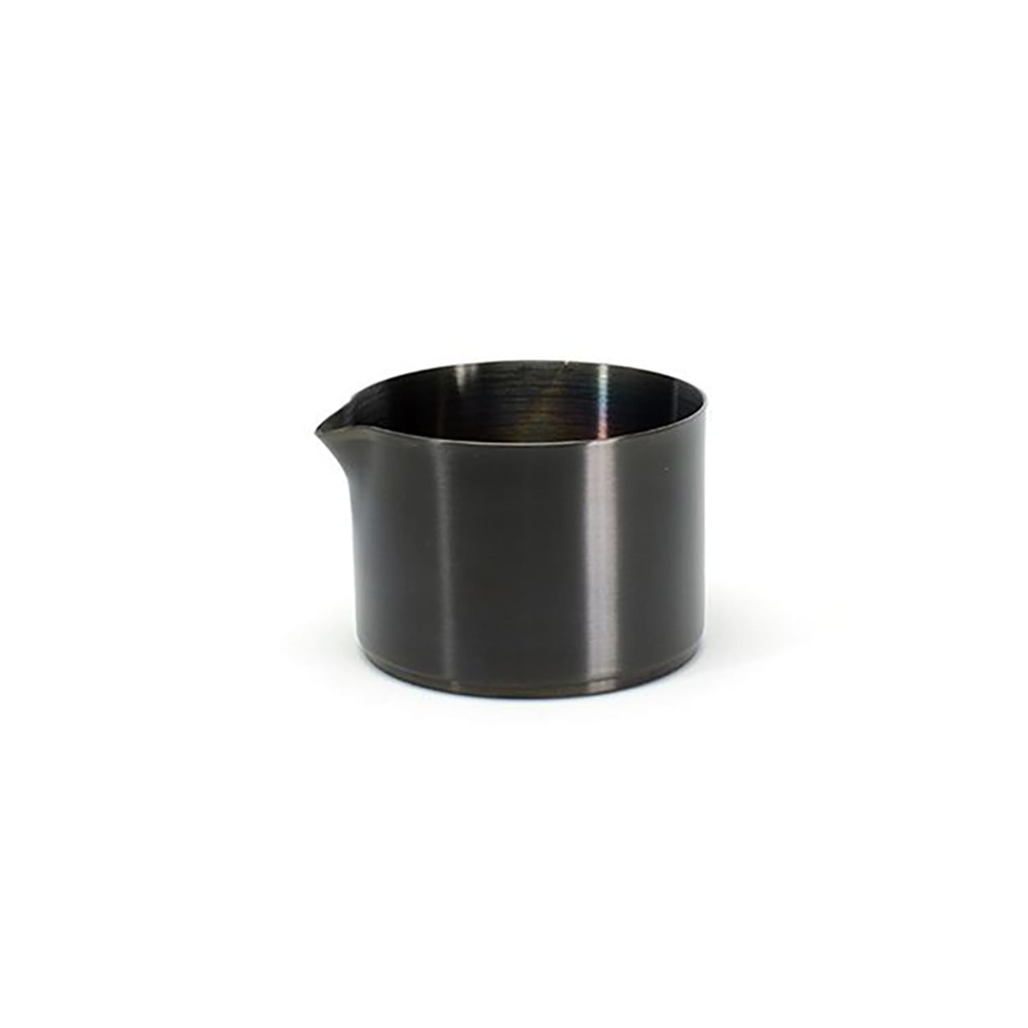 Front of the House TCR015BKS23 8 oz Soho Pourer - Stainless Steel, Matte Black, Case of 12