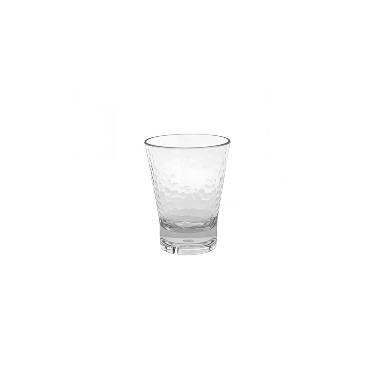 Front of the House ADO006CLT23 10 oz Drinkwise Rocks Glass - Resin, Clear, Case of 12