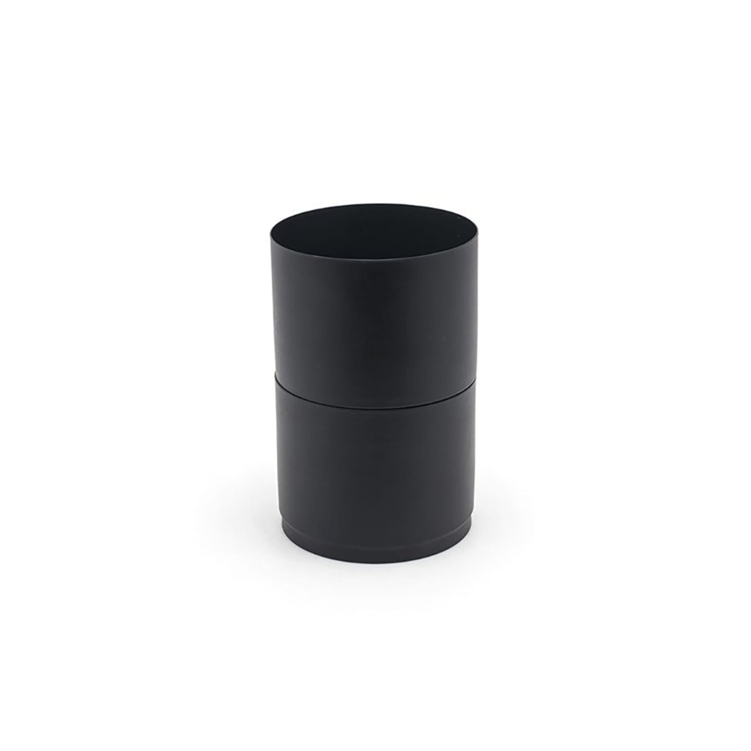 Front of the House BRI012BKI28 2 Piece B³ Buffet Building Blocks Fuel Cell Riser Set - 3 1/4H, Iron, Matte Black