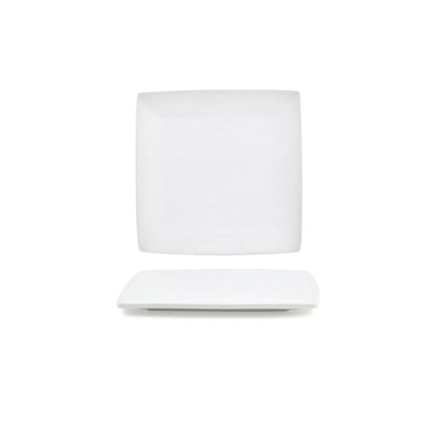 Front of the House DAP044WHP23 5 1/2 Square Canvas Plate - Porcelain, White, Case of 12