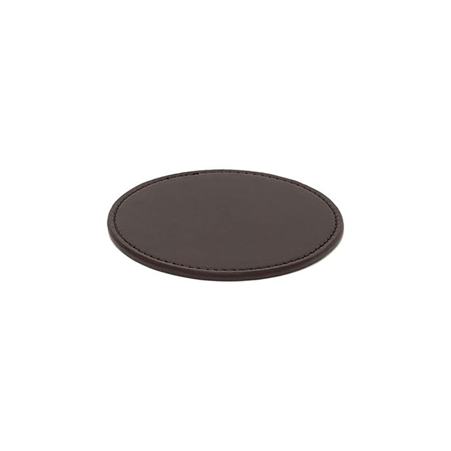 Front of the House XCO006BRL26 4 London Beverage Coaster - Faux Leather, Brown, Case of 48