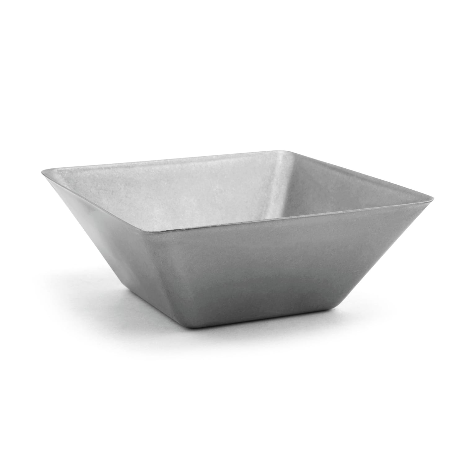 Front of the House DBO159ANS23 21 oz Square Mod Bowl - Stainless Steel, Antique, Antique/Silver, Case of 12
