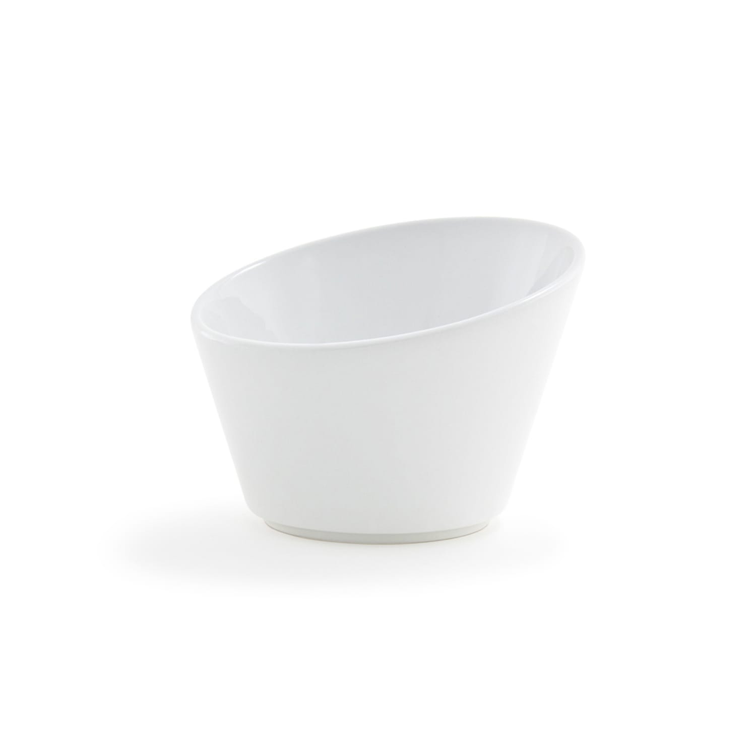 Front of the House DMU019WHP22 10 oz Round Harmony Cup - Porcelain, White, Case of 6