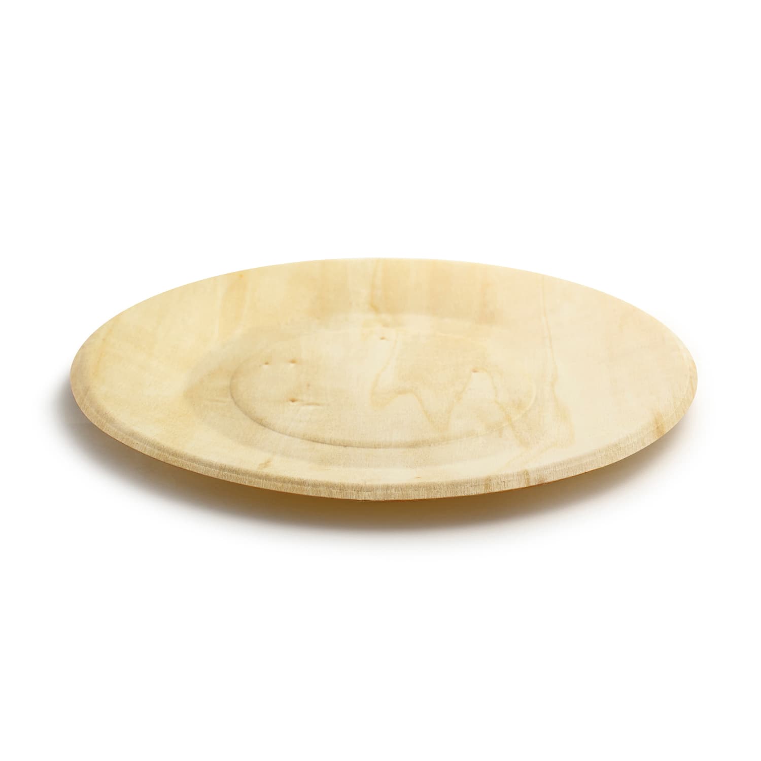 Front of the House DSP026NAW28 8 1/2 Round Servewise Disposable Plate, Pinewood, 8"", Beige, Case of 200