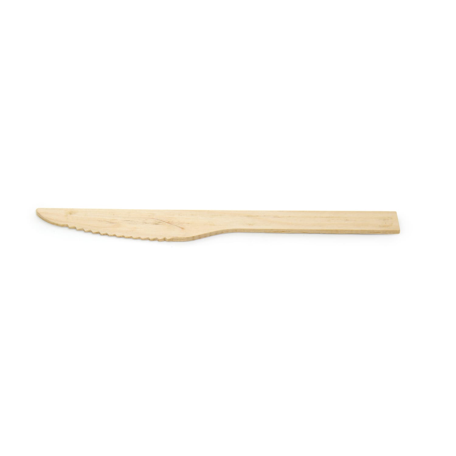 Front of the House FDK014NAW28 6 1/4 Servewise Disposable Knife, Pinewood, Beige, Case of 200