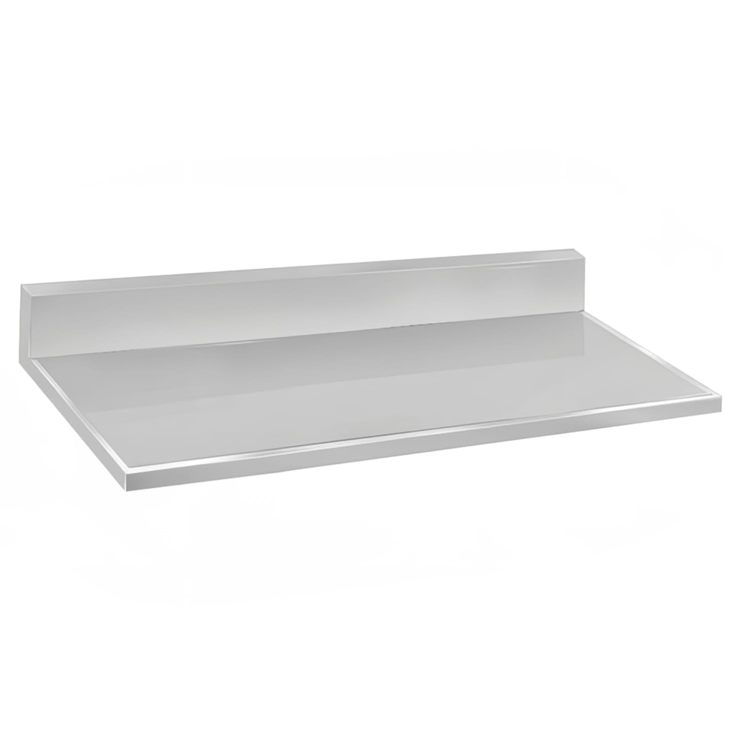 Advance Tabco VKCT-303 Countertop - 10 Backsplash, 30 x 36, 16 ga 304 Stainless Steel, Satin Finish