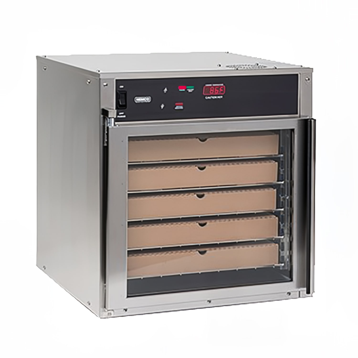 Nemco 6405 120/60/1 Countertop Pizza Holding Cabinet w/ 5 Pizza Box Capacity, 120v, Stainless Steel