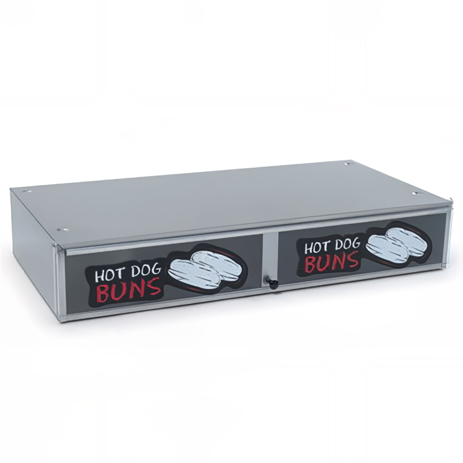 Nemco 8036-SBB Hot Dog Bun Box w/ 48 Bun Capacity, Stainless Steel