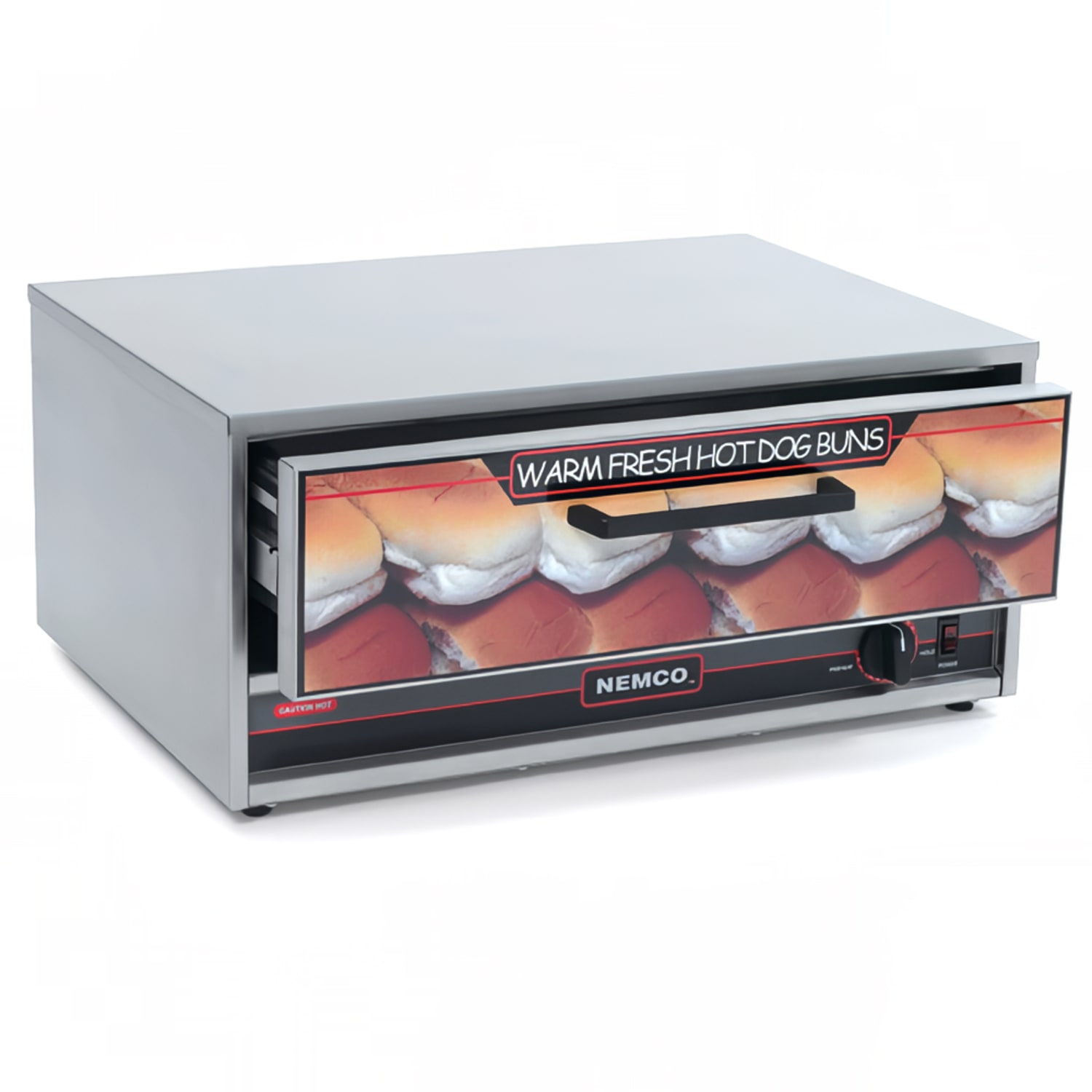 Nemco 8075-BW-220 Humidified Hot Dog Bun Warmer w/ 64 Bun Capacity, 220v/1ph, Stainless Steel