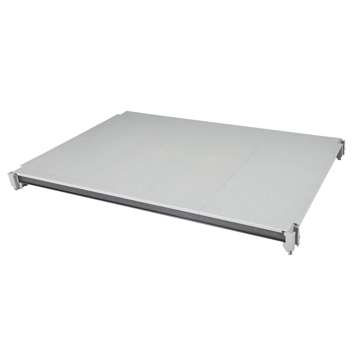 Cambro EXSK1424S1480 Camshelving Elements XTRA Solid Shelf Plate Kit - 24 x 14, Speckled Gray