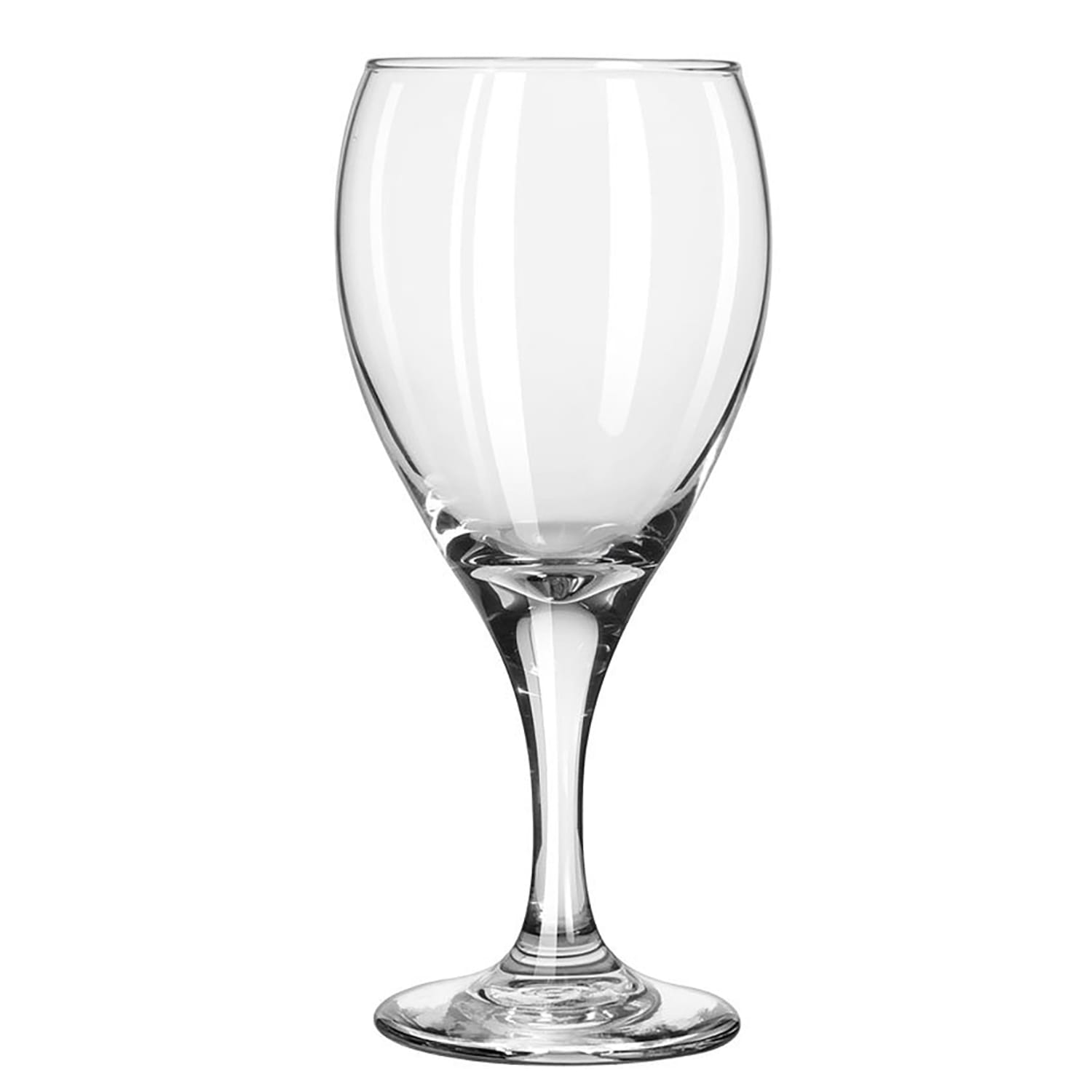 Libbey 3911 12 oz Teardrop Goblet Glass - Safedge Rim & Foot Guarantee, Clear, 3 Dozen