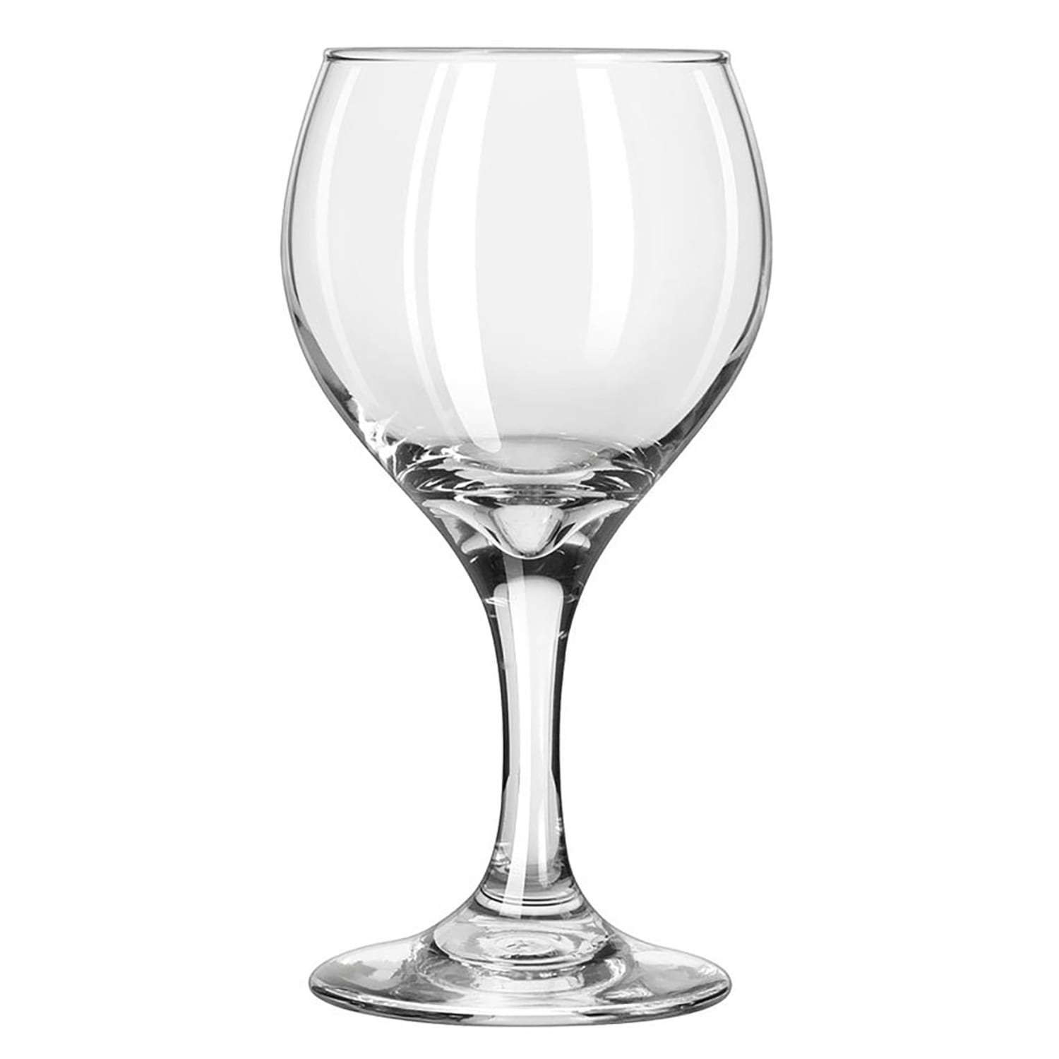 Libbey 3964 8 1/2 oz Teardrop Red Wine Glass - Safedge Rim & Foot Guarantee, Clear, 3 Dozen