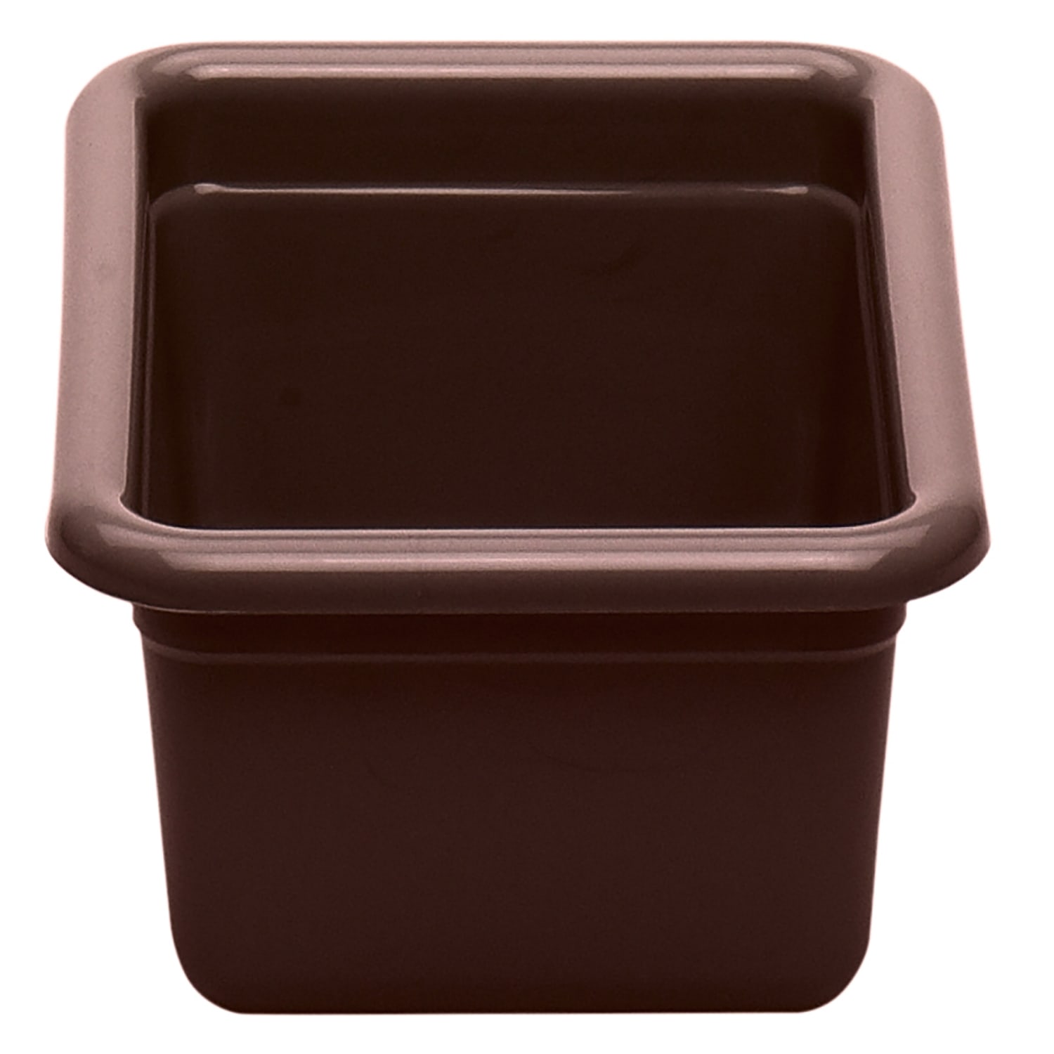Cambro 912CBP131 Bus Box - 12 x 9 x 5, Dark Brown, Hi-Gloss Plastic