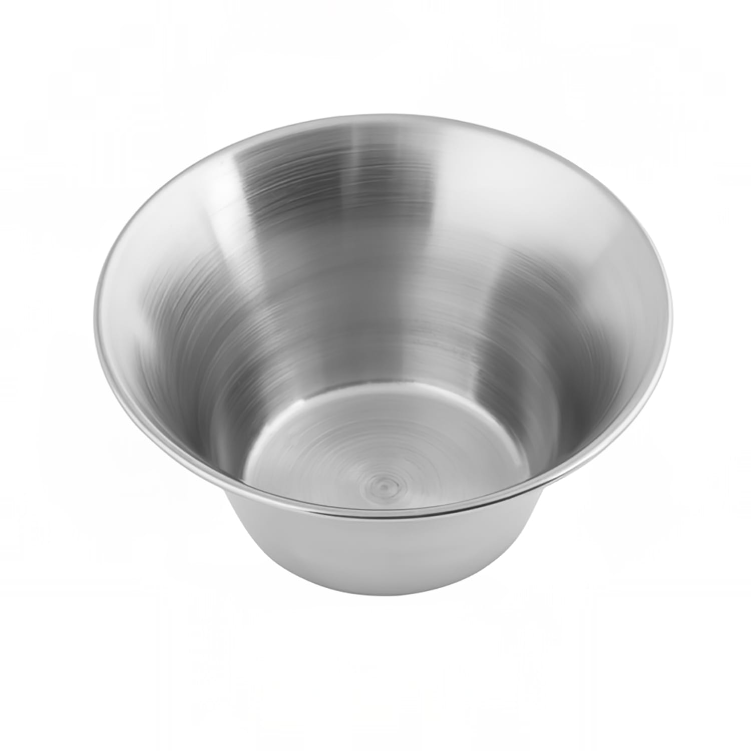 Tablecraft 5064 6 oz Flared Sauce Cup, Stainless Steel, Case of 12