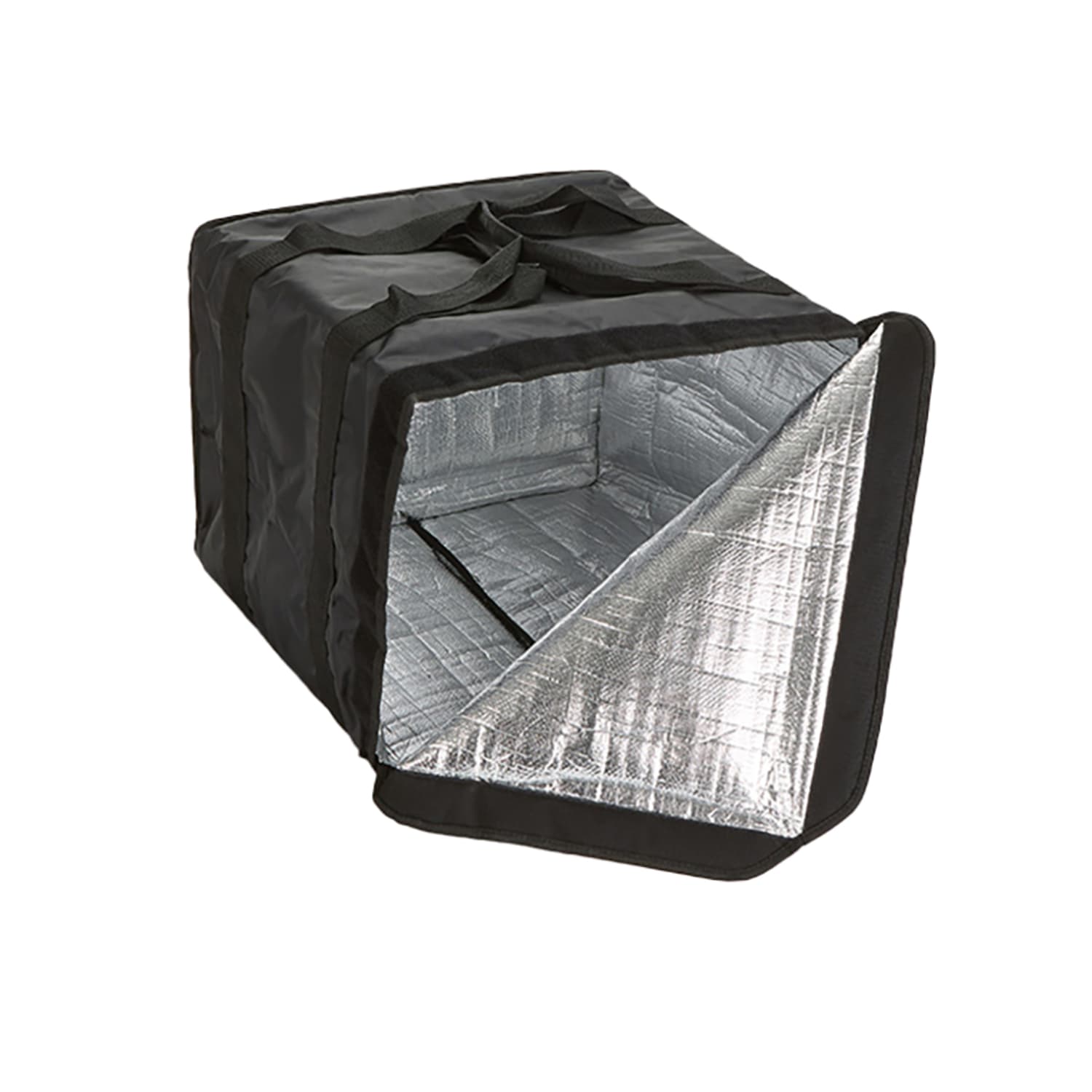 American Metalcraft BLBAG19 Pizza Delivery Bag - 19 x 19 x 14, Nylon, Black, 6 Pizza Box Capacity, Black Nylon