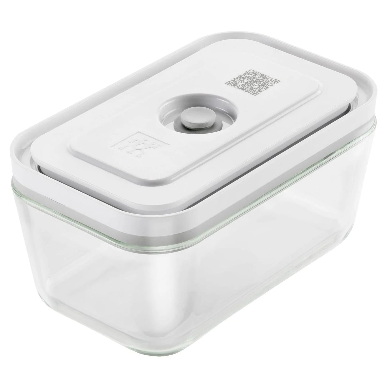 ZWILLING Fresh & Save 2-Piece Medium Glass Vacuum Sealer Food Storage Container with Airtight Lids