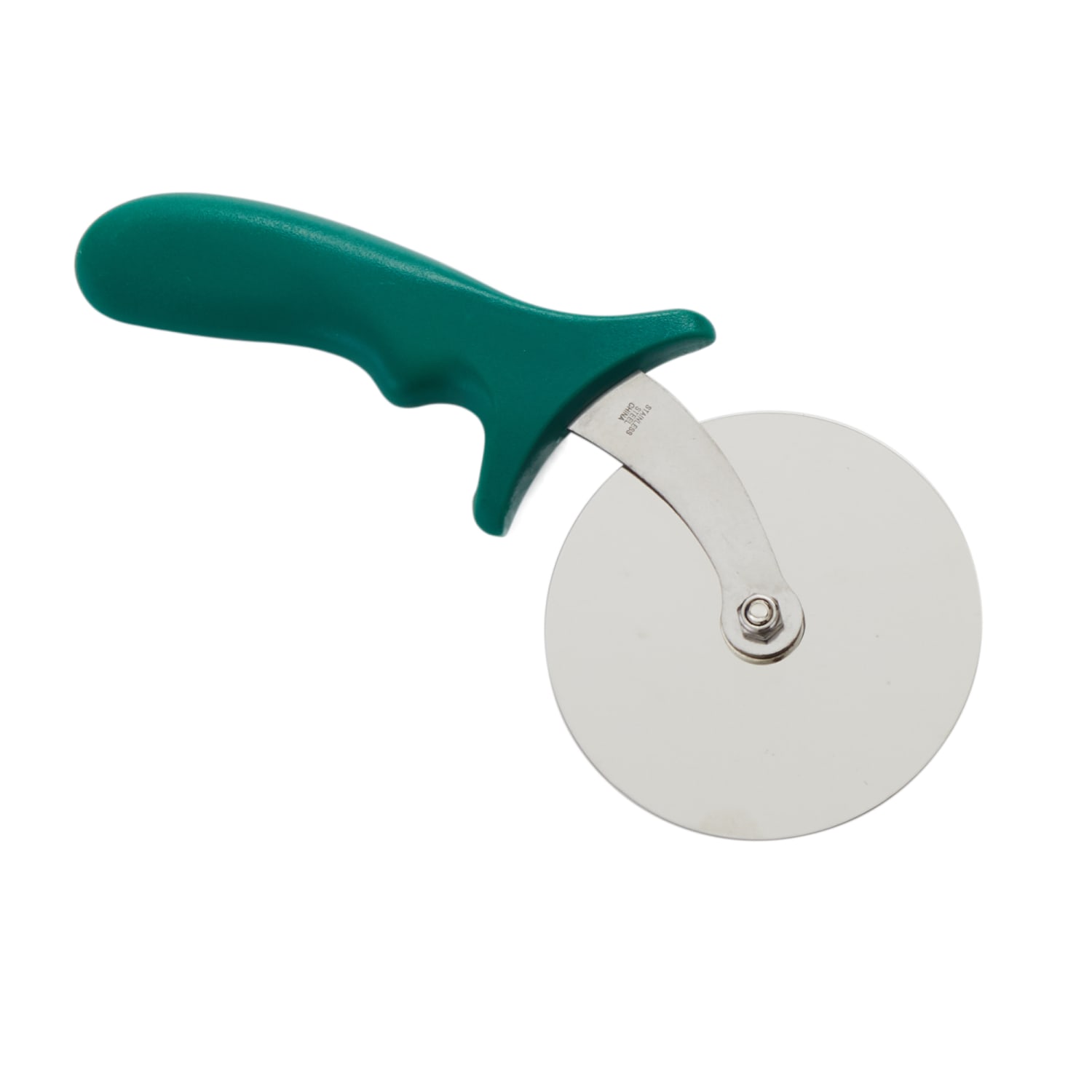 American Metalcraft PIZG3 4 Pizza Cutter w/ Green Plastic Handle, Stainless Steel, 4""