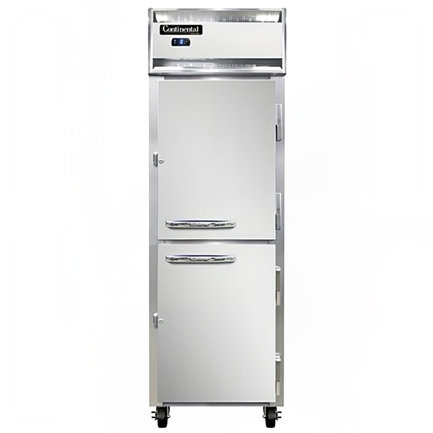 Continental 1FSNSSHD 26 1 Section Reach In Freezer, 2 Right Hinge Solid Doors, 115v, Stainless Steel
