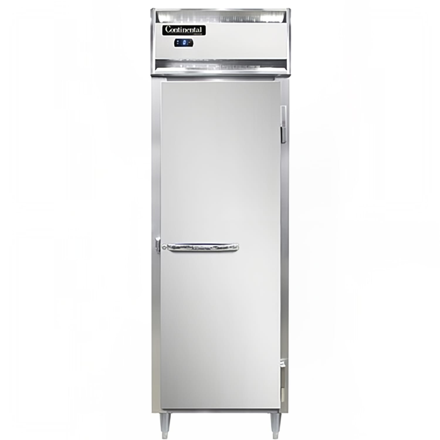 Continental D1FSN 26 Designer Line 1 Section Reach In Freezer, 1 Right Hinge Solid Door, 115v, Stainless Steel