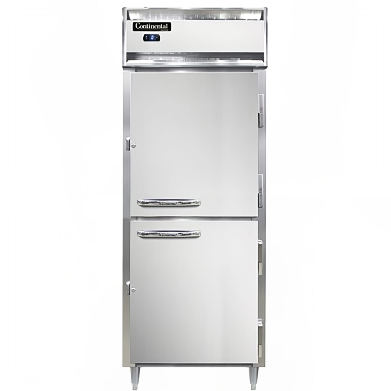 Continental D1FESNHD 28 1/2 Designer Line 1 Section Reach In Freezer, 2 Right Hinge Solid Doors, 115v, 18-cu.-ft. Interior, Stainless Steel