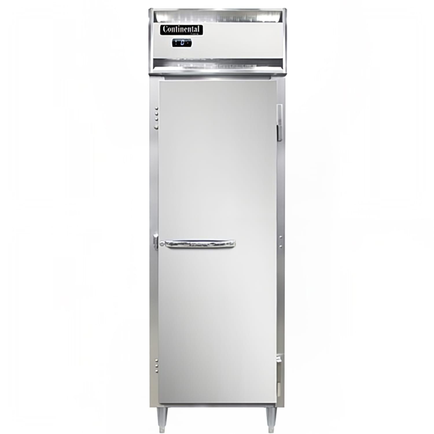 Continental D1FN 26 Designer Line 1 Section Reach In Freezer, 1 Right Hinge Solid Door, 115v, Stainless Steel
