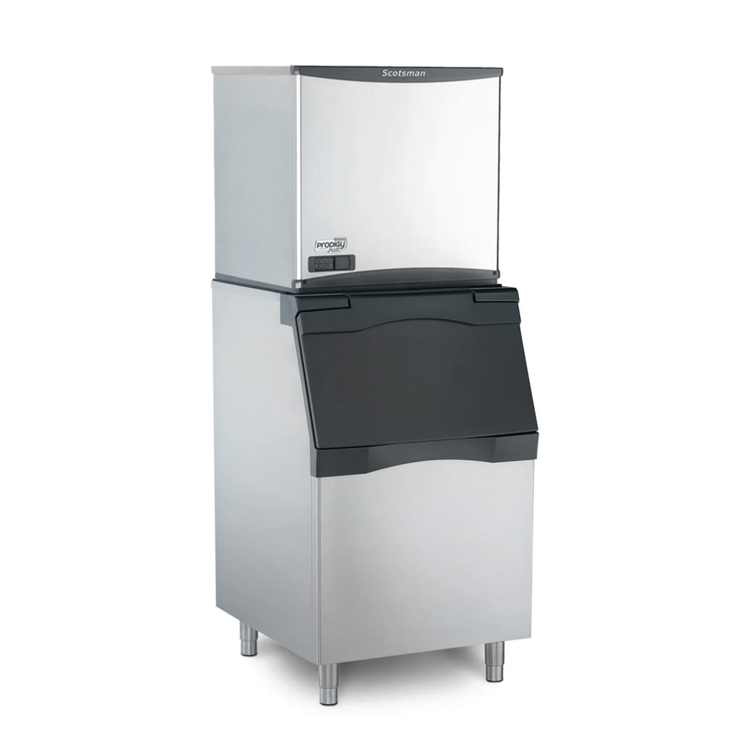 Scotsman NS0622WX-1/B530S/KBT27 715 lb Prodigy Plus Nugget Commercial Ice Machine w/ Bin & Filter - 536 lb Storage, Water Cooled, Soft Nugget, Stainless Steel, 115 V