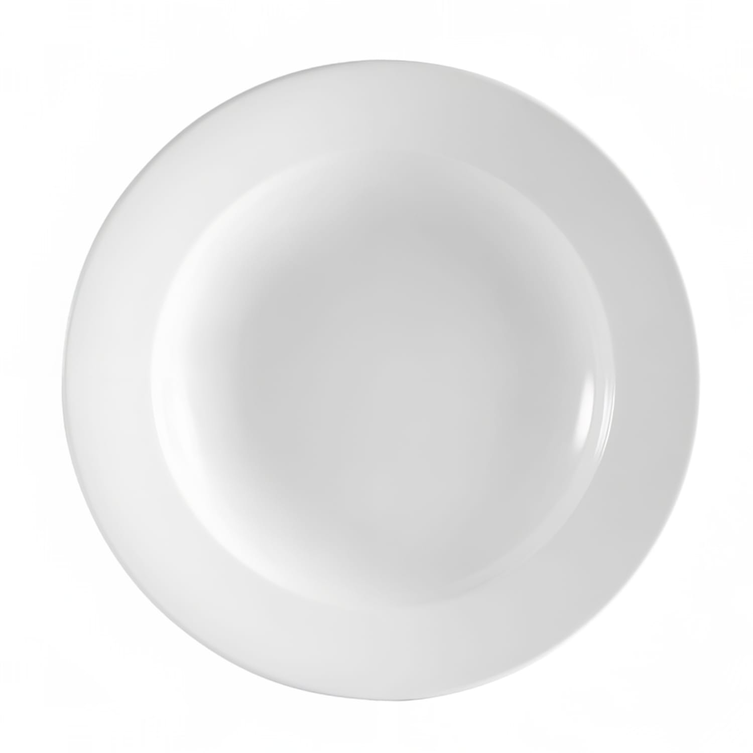 CAC UVS-105 18 oz Round Universal Pasta Bowl - Porcelain, Super White, 1 Dozen